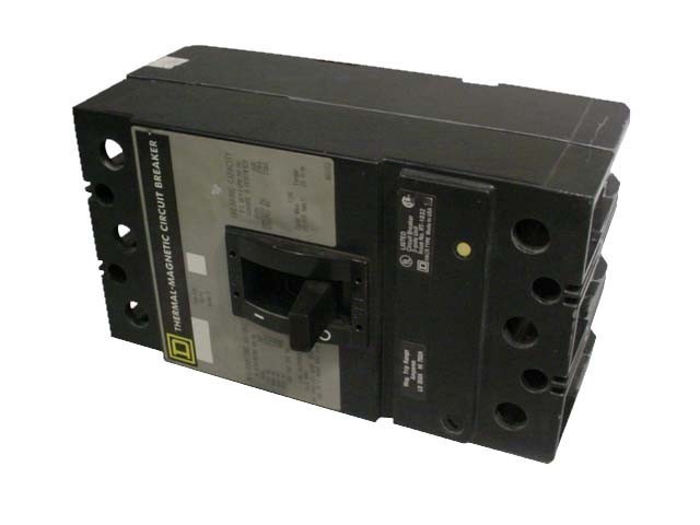 SQUARE D FIL36100 100A 600V 3P 100KK USED