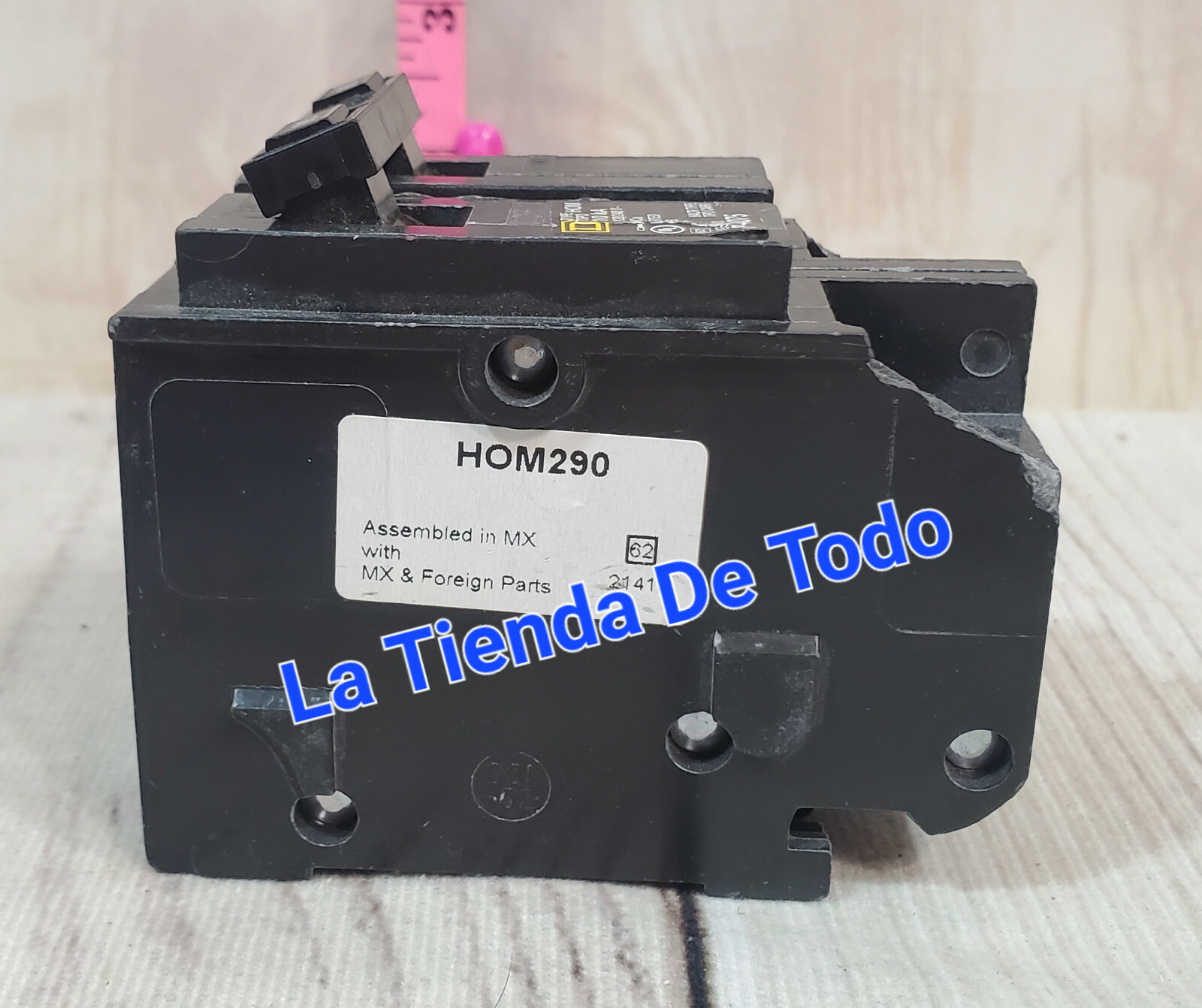 220V 90A 90 AMP BREAKER FITS HOM290 FOR SQUARE SYS READ
