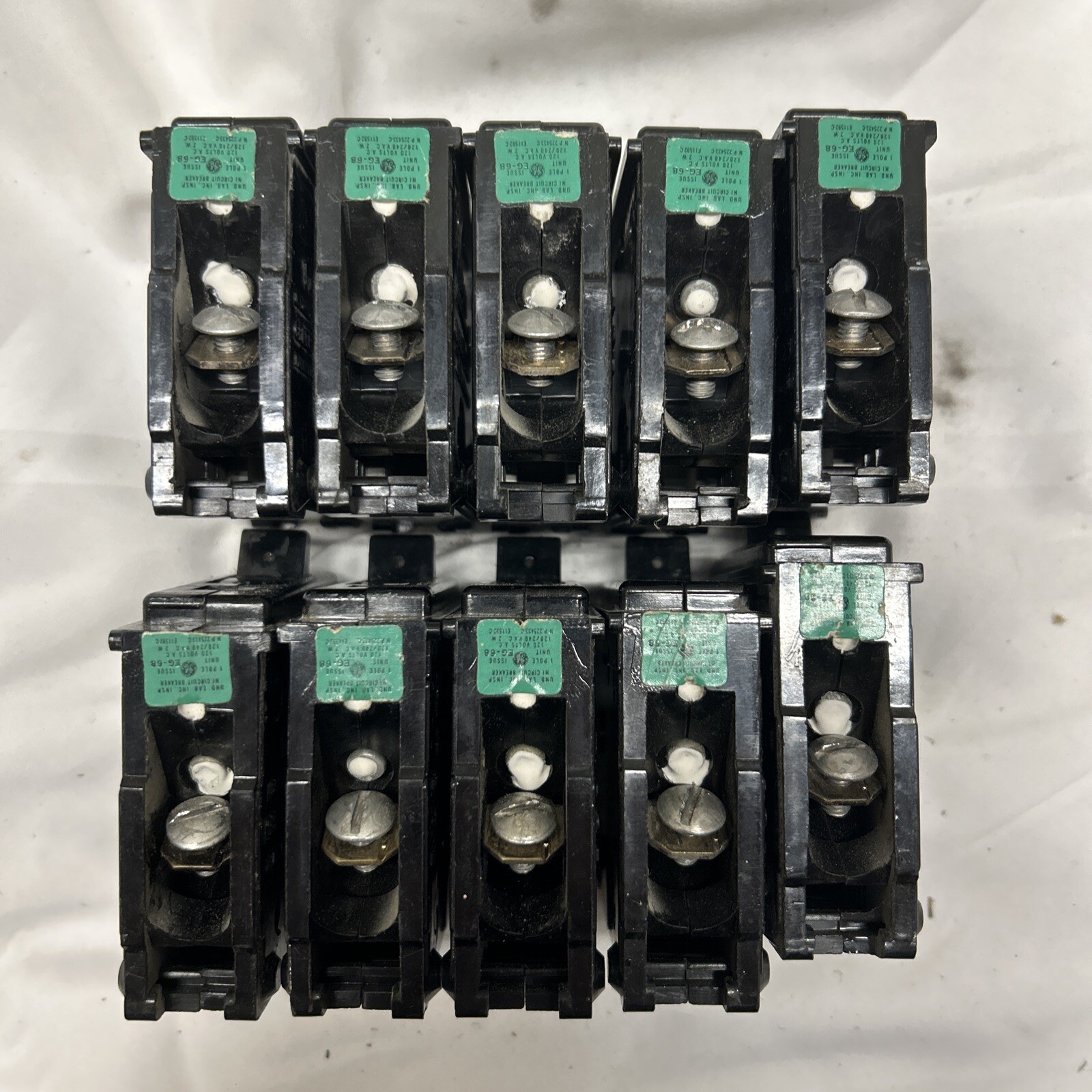 (10-Pack) GE TQL1120 20-Amp 1-Pole TQL-AC Circuit Breaker 20A 1P – Lot of (10)
