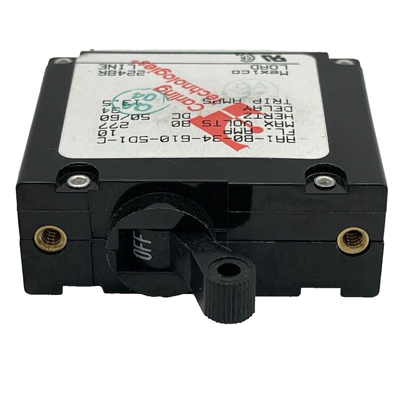 Carling Technologies Toggle Circuit Breaker AA1-B0-34-610-5D1-C 10A Molded Case