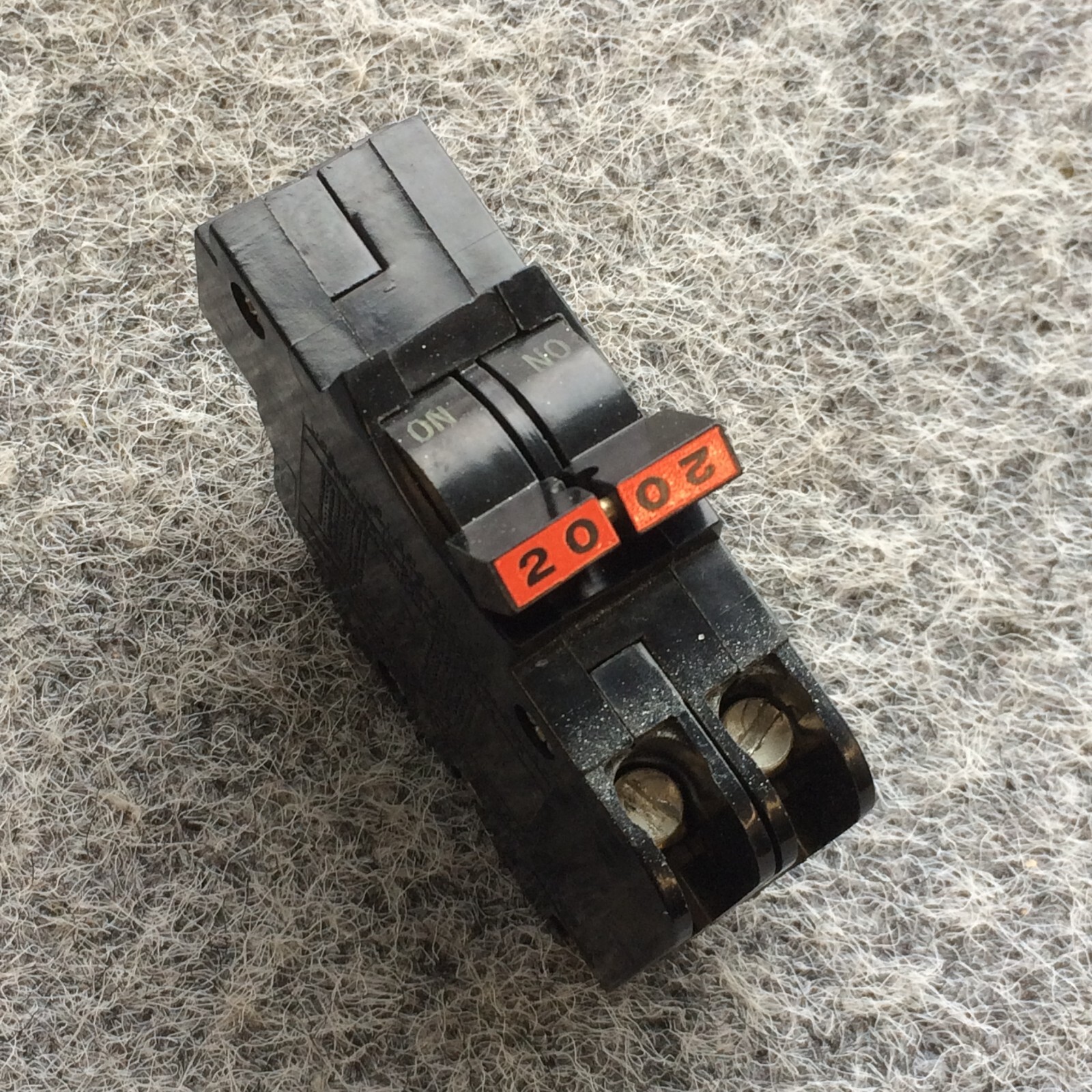 FPE Federal Pacific 20 Amp 2 Pole NC220 Stab-Lok Breaker Mini THIN NC