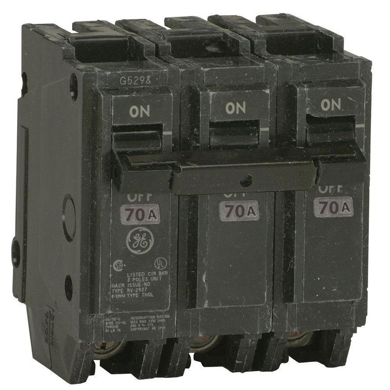 GE THQL32070 Miniature Circuit Breakers (MCBs) 3P 70A 120/240V