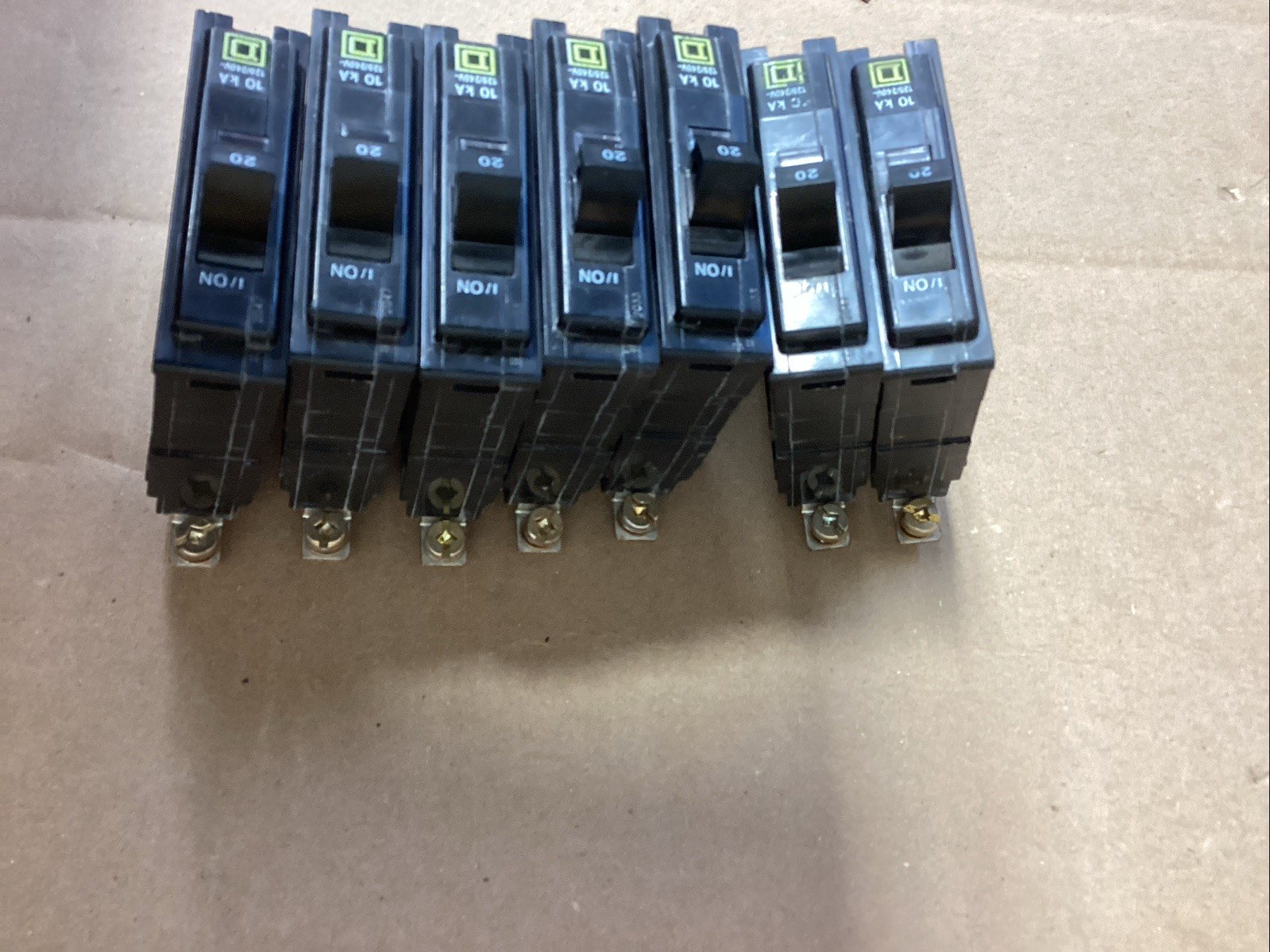 Square D QOB120 Lot Of 7
