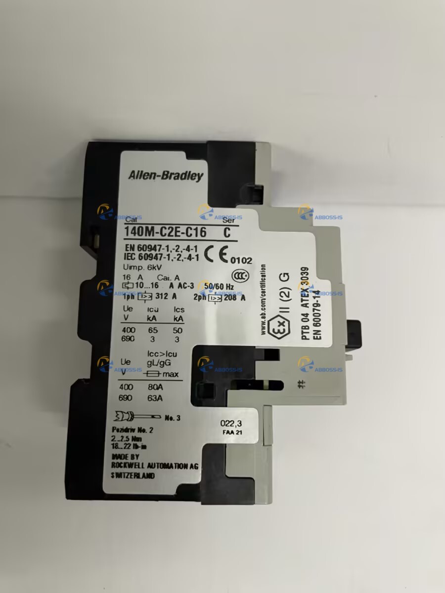 Brand New Allen-Bradley 140M-C2E-C16 Motor Protection/Circ Breaker Free Shipping