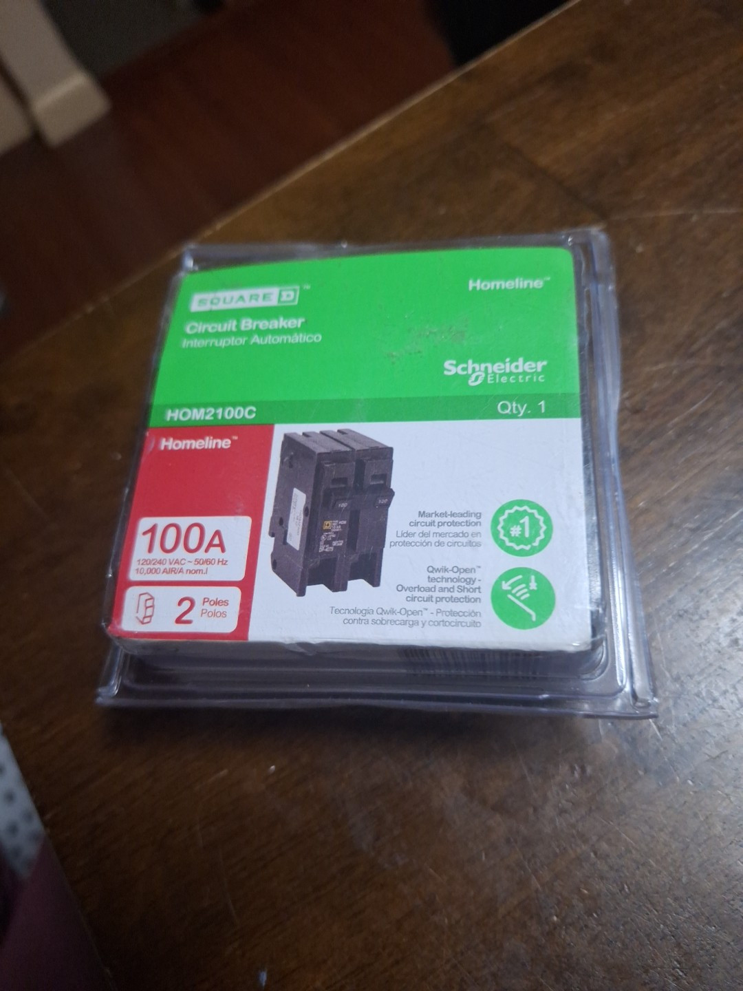 Square D HOM2100C 100 A Circuit Breaker