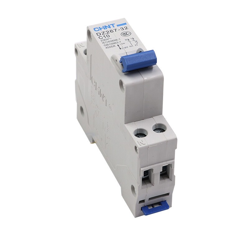 MCB Circuit Breaker Air Switch 10A 16A 20A 25A 32Amp 1Pole+N Fuse Trip Switch