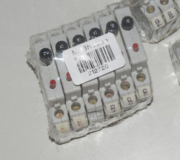 Weidmuller 910190 Circuit Breaker AC125V AC 250V DC65V (Lot of 6) #212720-AN5