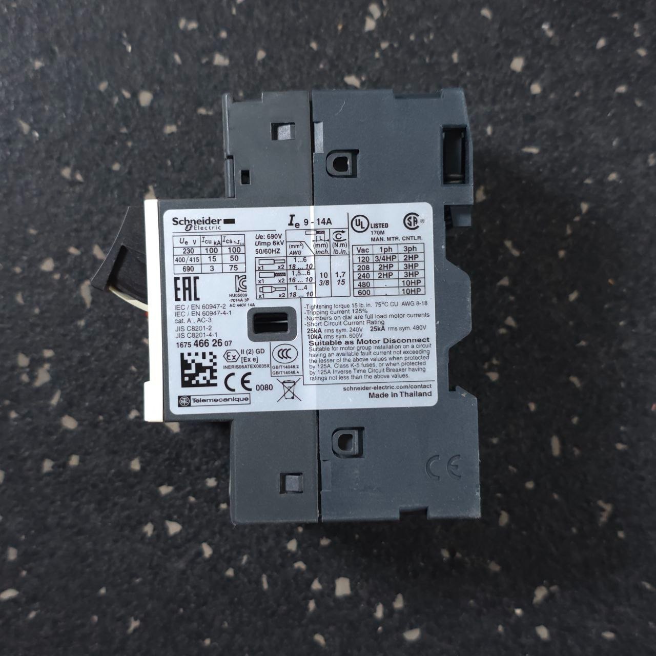 Schneider Electric – GV2 ME16 – Motor Circuit Breaker – TeSys 034317