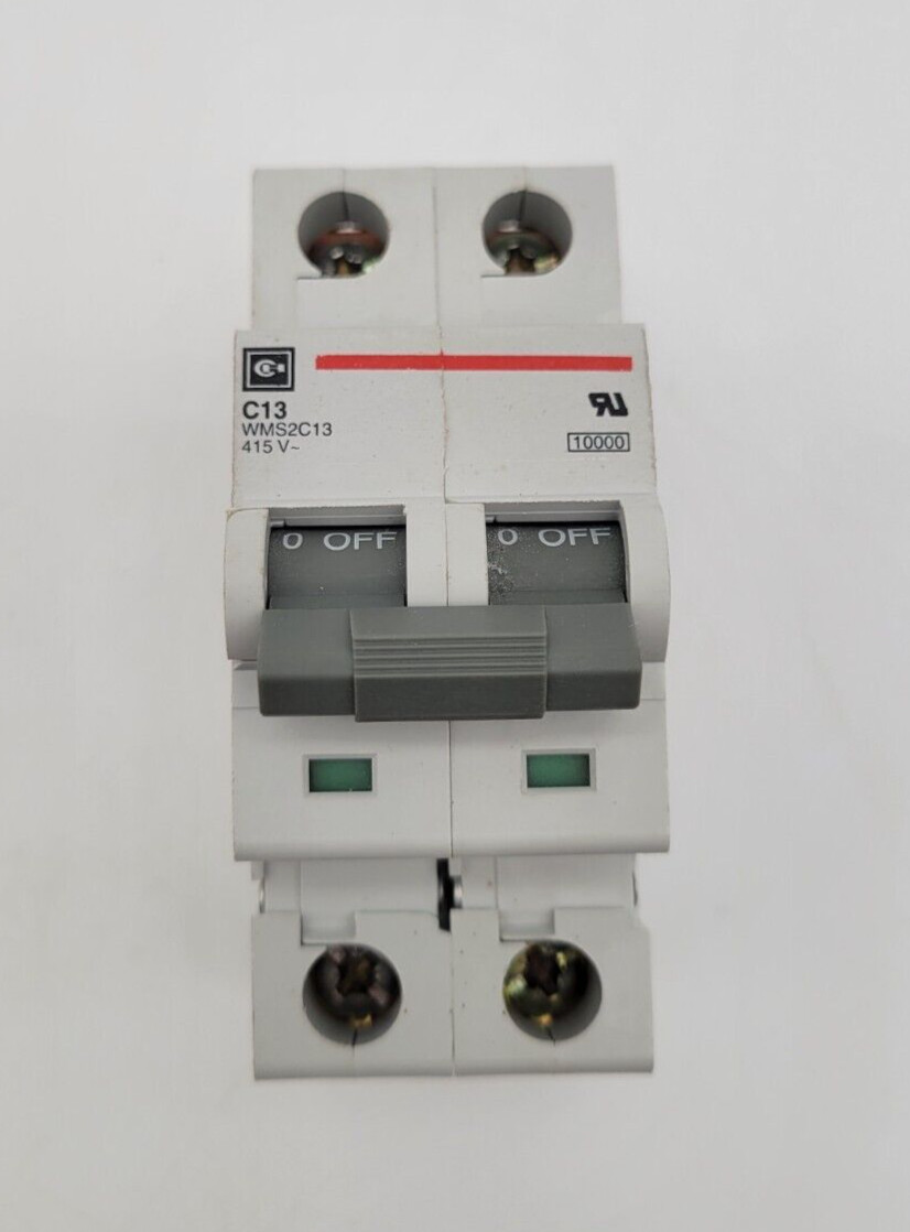 Cutler Hammer WMS2C13 Circuit Breaker Supplementary Protector 13 Amp 2 Pole 415V
