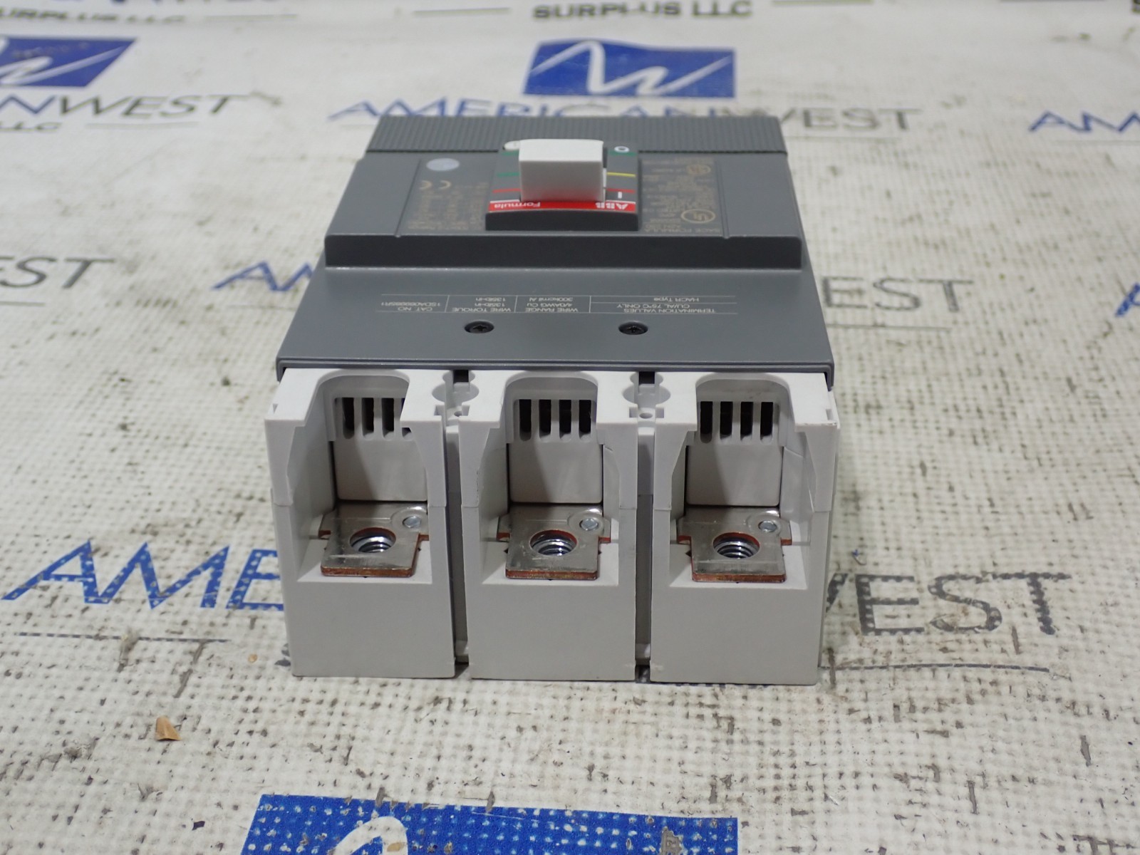 New ABB A2N225 1SDA069985R1 3P TMF 225 amp 25kA 240v Sace Formula Breaker