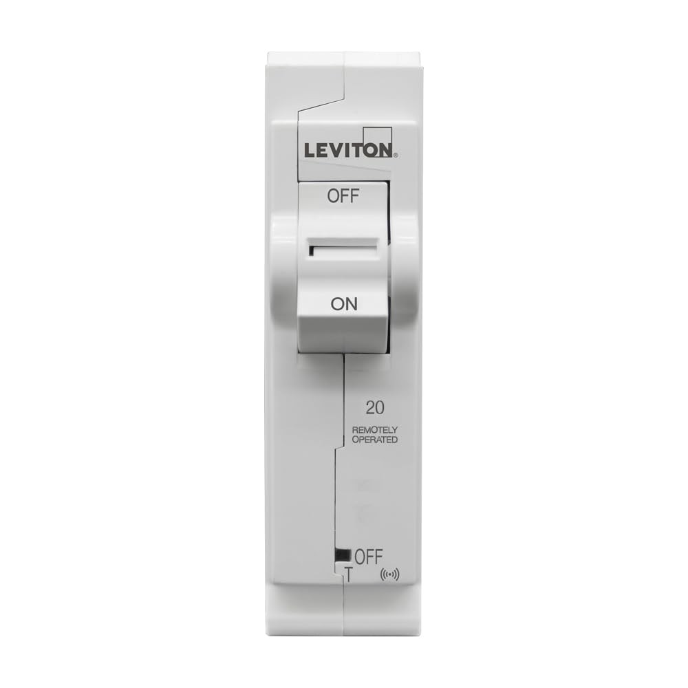 Leviton LB120-ST 2nd Gen Smart Circuit Breaker with Remote Control, Standard, 1-