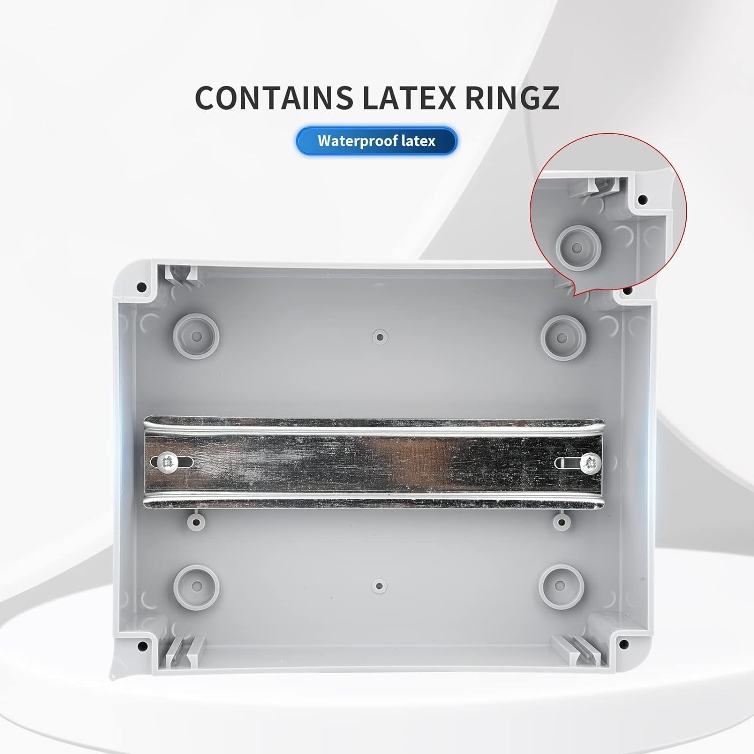 Reliable Indoor & Outdoor 8-Way Circuit Breaker Box with Easy Screw Installation