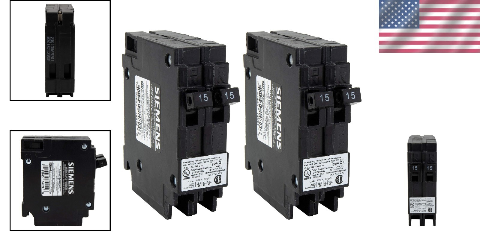 Camper Breaker Replacement 15 Amp | RV Circuit Standard Type
