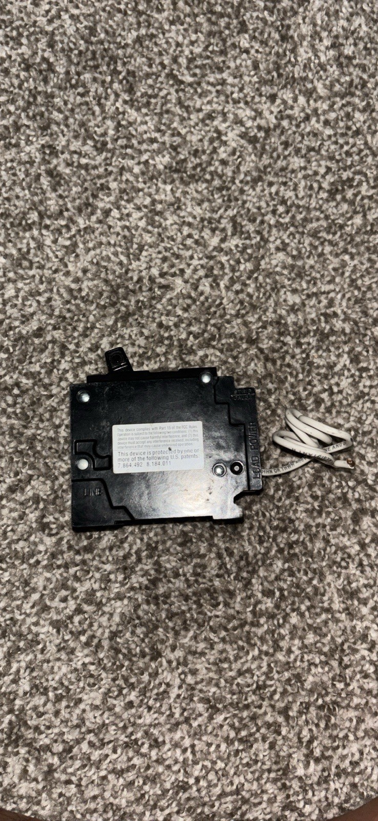 Siemens Q220AFC 20A 2-Pole 120/240V AFCI Circuit Breaker Test Button
