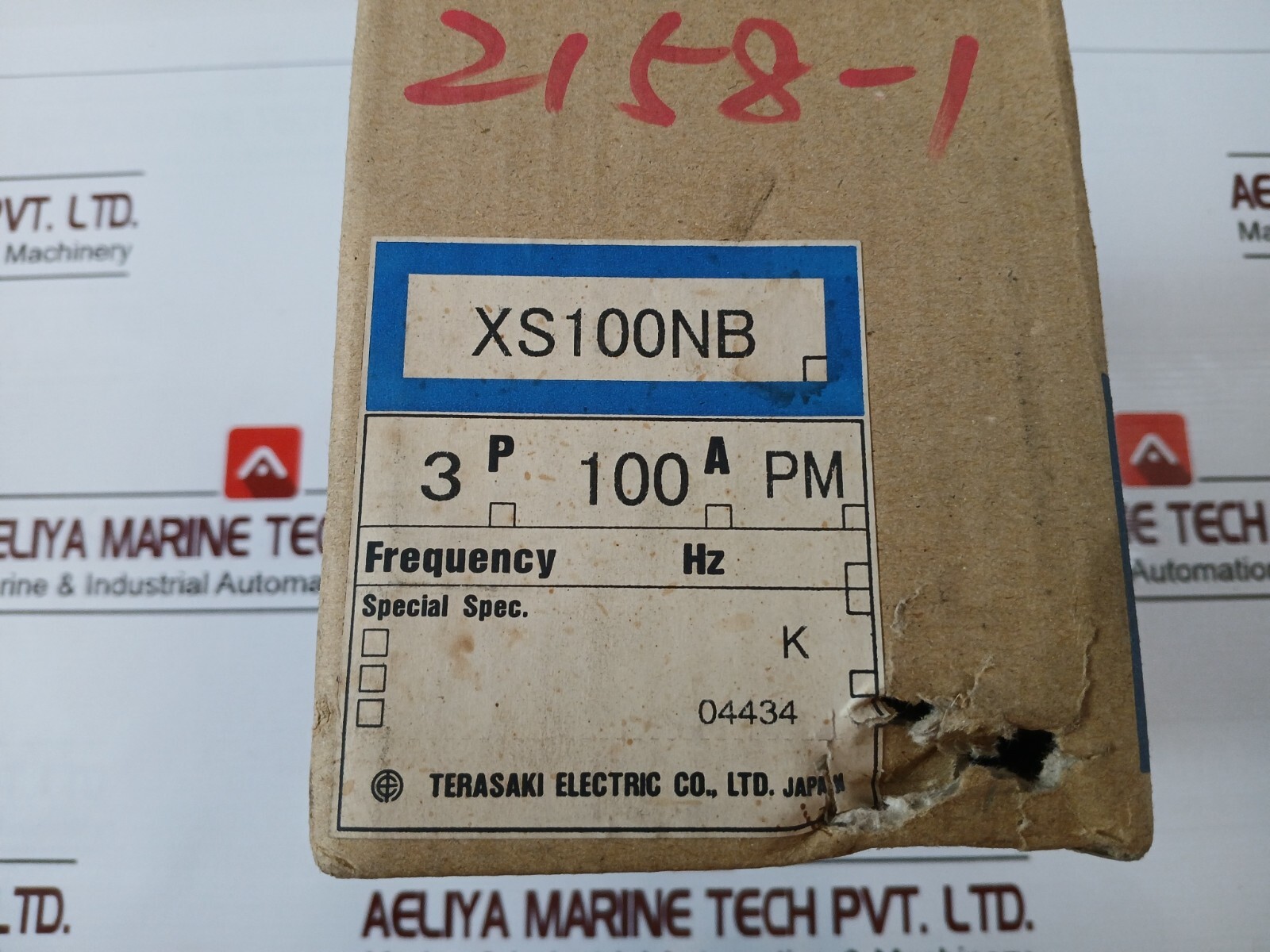 Terasaki Electric XS100NB Molded Case Circuit Breaker 3 Pole 100A AC690V 50-60HZ