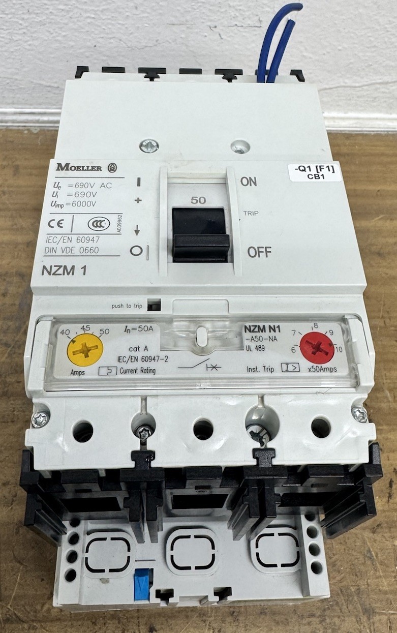 MOELLER, CIRCUIT BREAKER, NZM1 3 POLE 25A