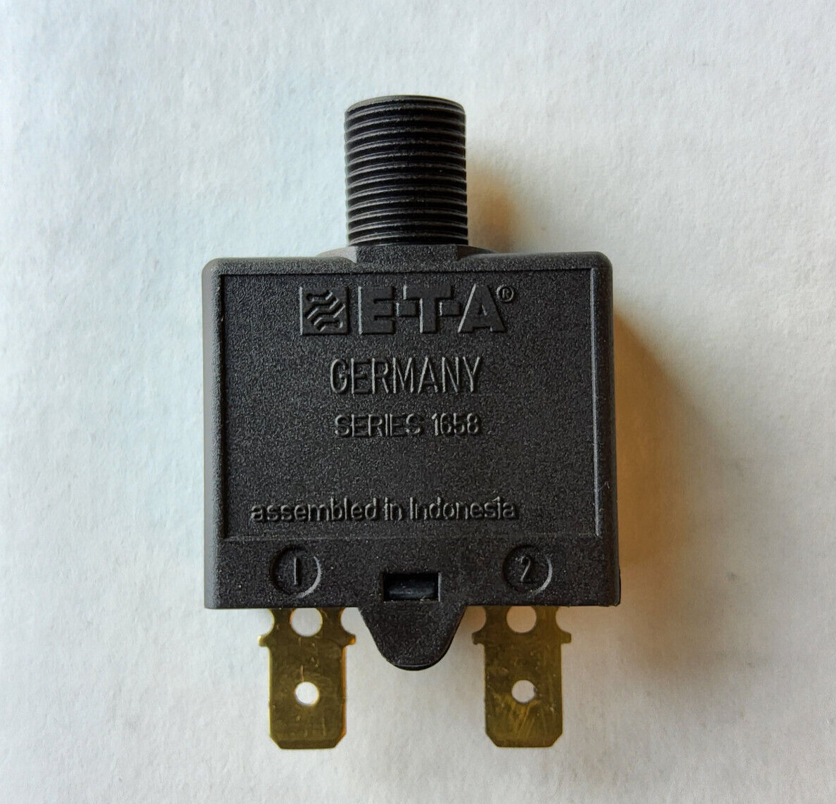 ETA Circuit Breaker, Push To Reset, Single Pole, AC240V, DC28V, 35A, Series 1658