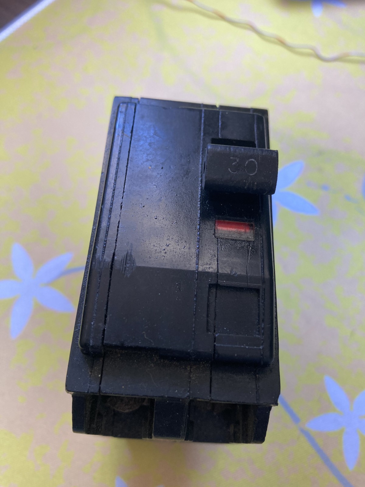 Square D QO230 30 Amp 2 Pole 120/240 Volt Plug-In 30A 2P Q0 Breaker BLACK FACE