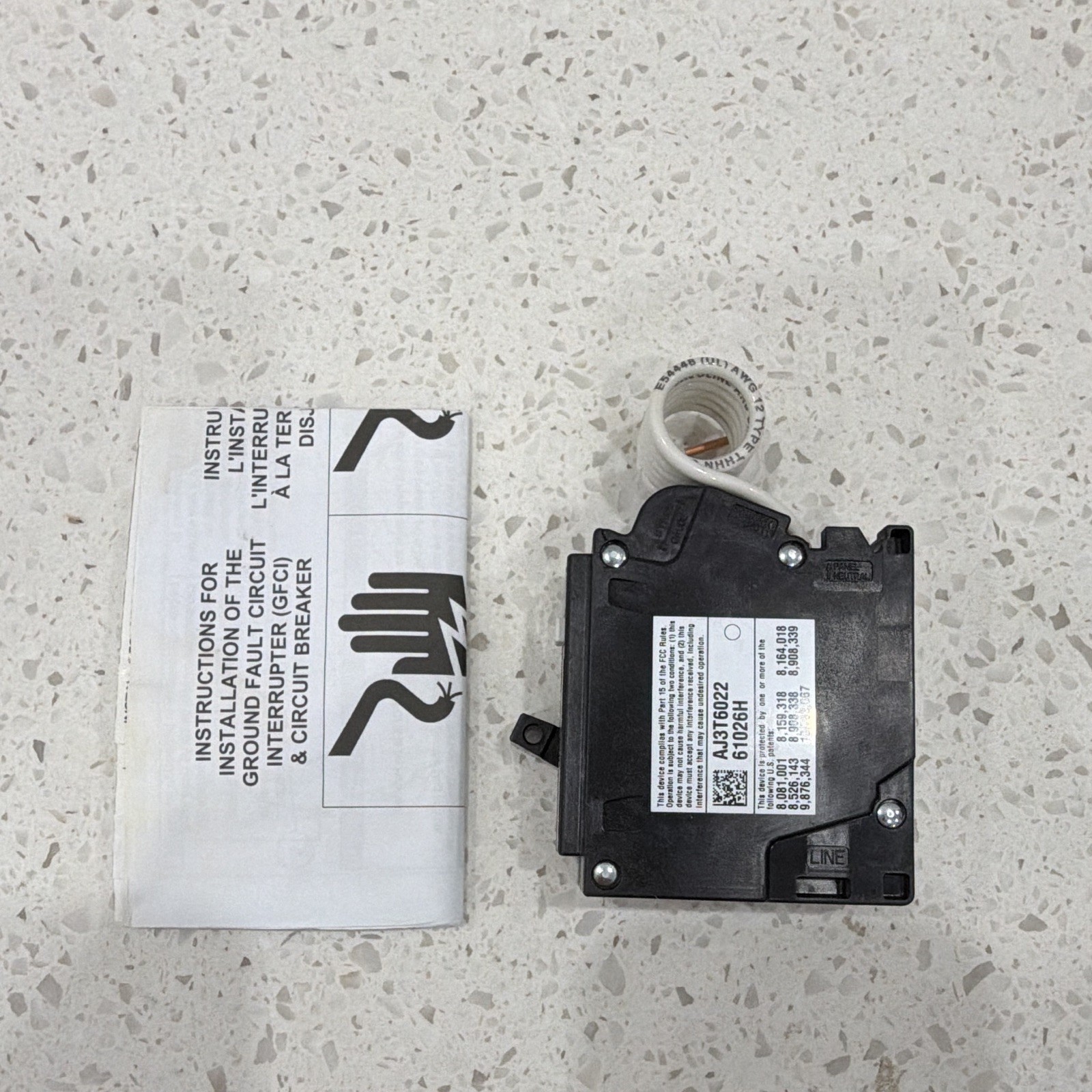 Siemens QF120A 20A 1-Pole 120VAC GFCI Self-Test Circuit Breaker