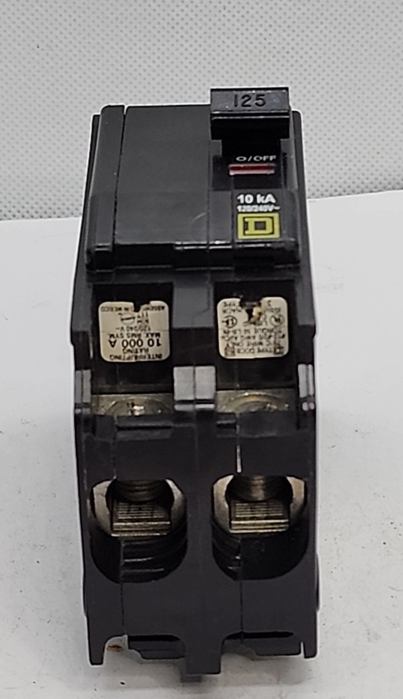 SQUARE D QOB2125 2 POLE 120/240V 125A CIRCUIT BREAKER [2RE4-1]