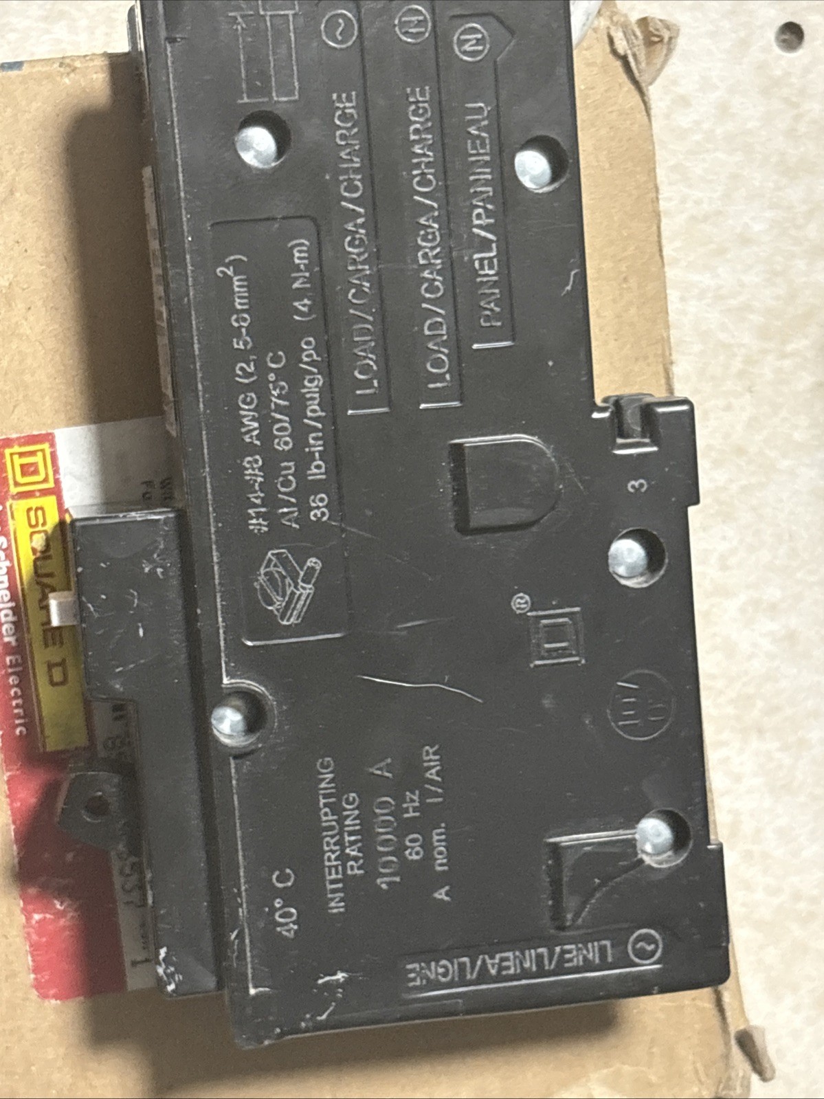 Square D HOM120GFI 20 Amp Circuit Breaker