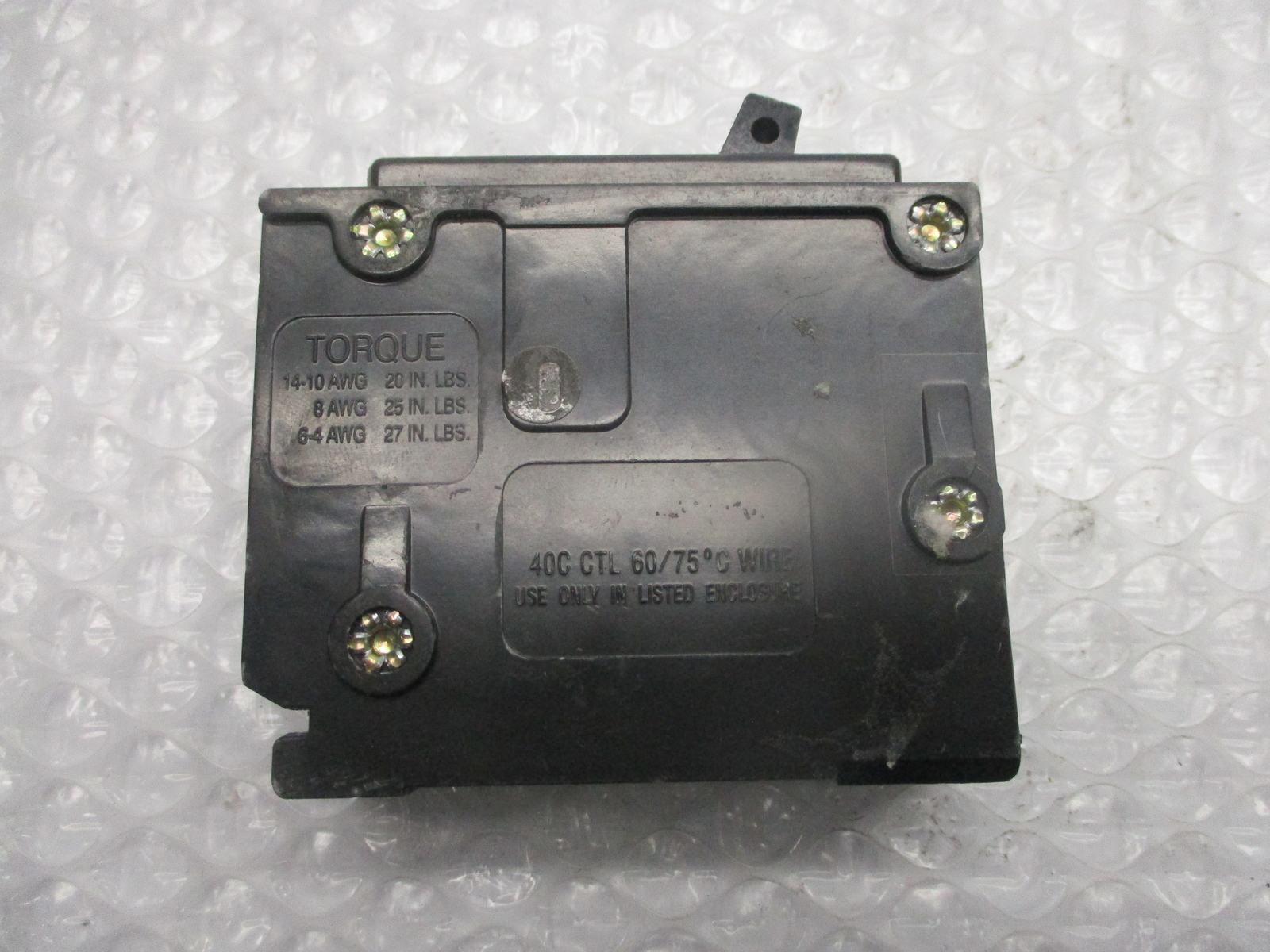 CUTLER HAMMER BR120C120 BREAKER 1POLE 20AMP NSNP