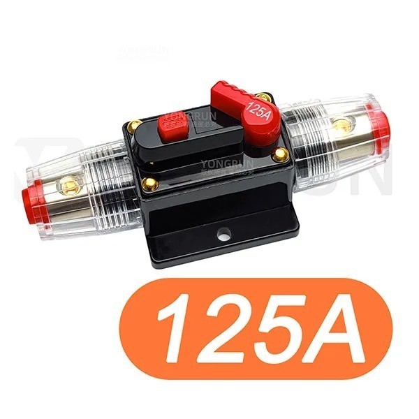 20A-150AMP Trip DC Car Audio Solar Energy Inline Circuit Breaker 12V Fuse Holder