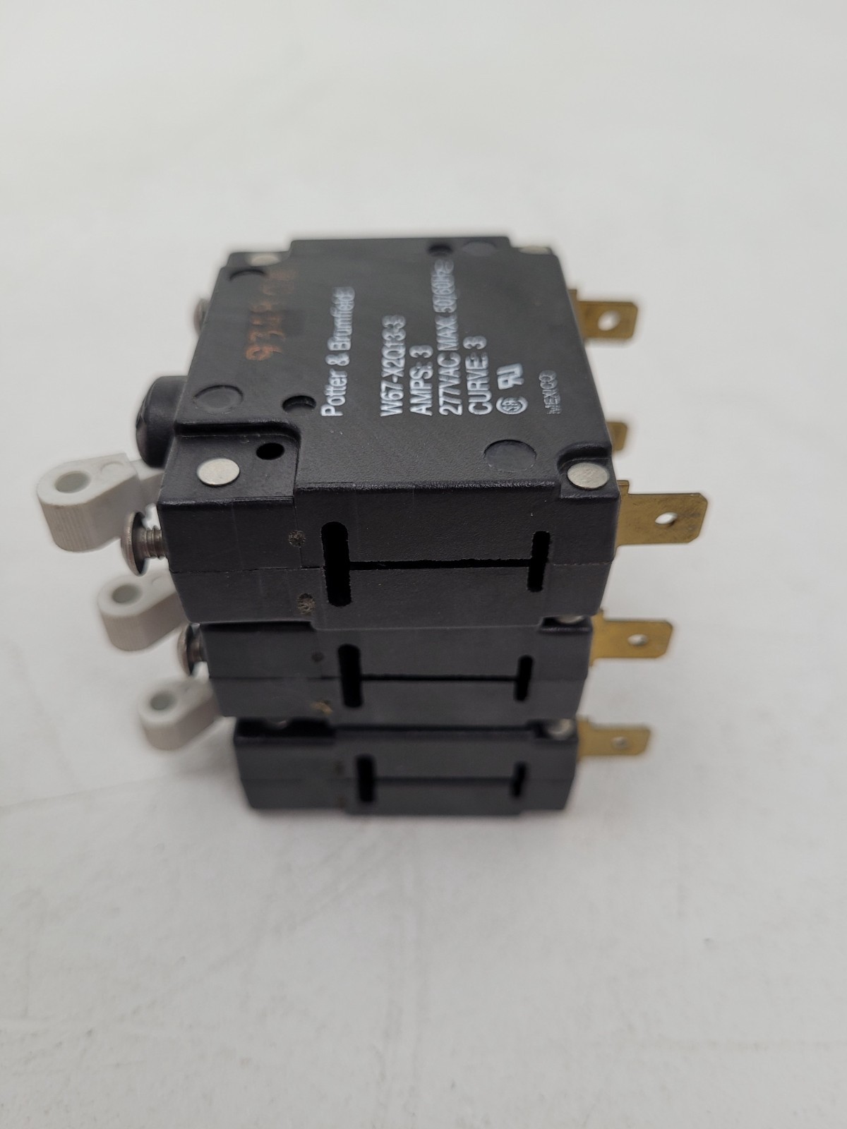 (Lot of 3) W67-X2Q13-3 Potter & Brumfield 3 Amp Circuit Breaker- Next Day Option