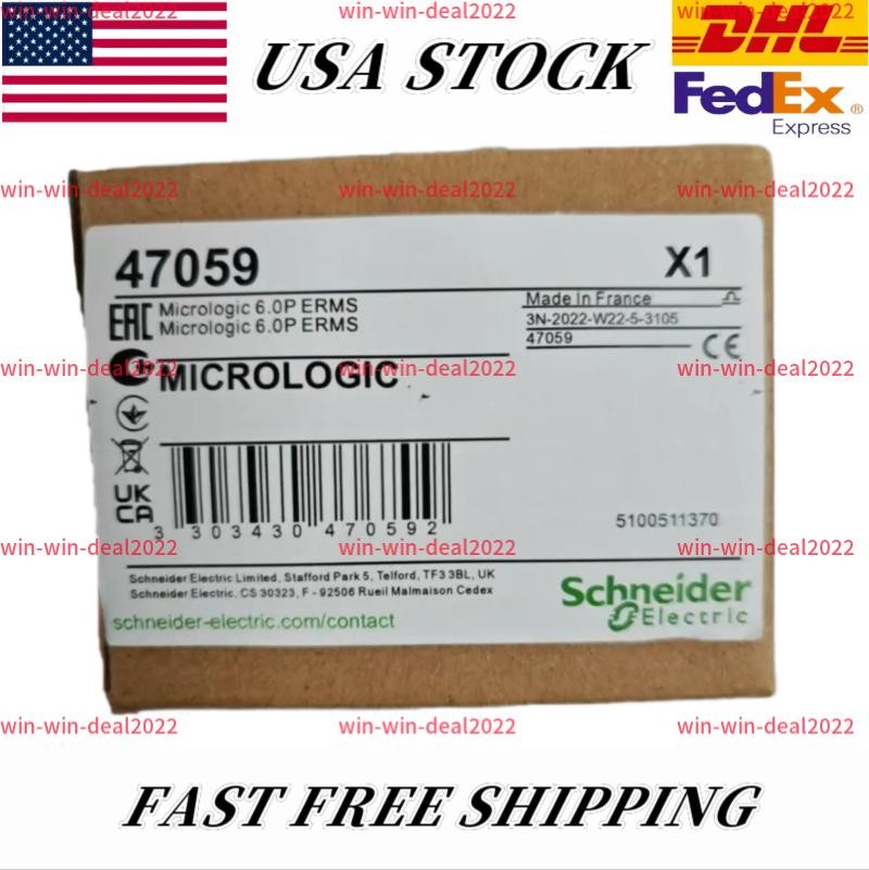 47059 ERMS Micrologic 6.0P DIGITAL CIRCUIT BREAKER TRIP UNIT NEW control UNIT