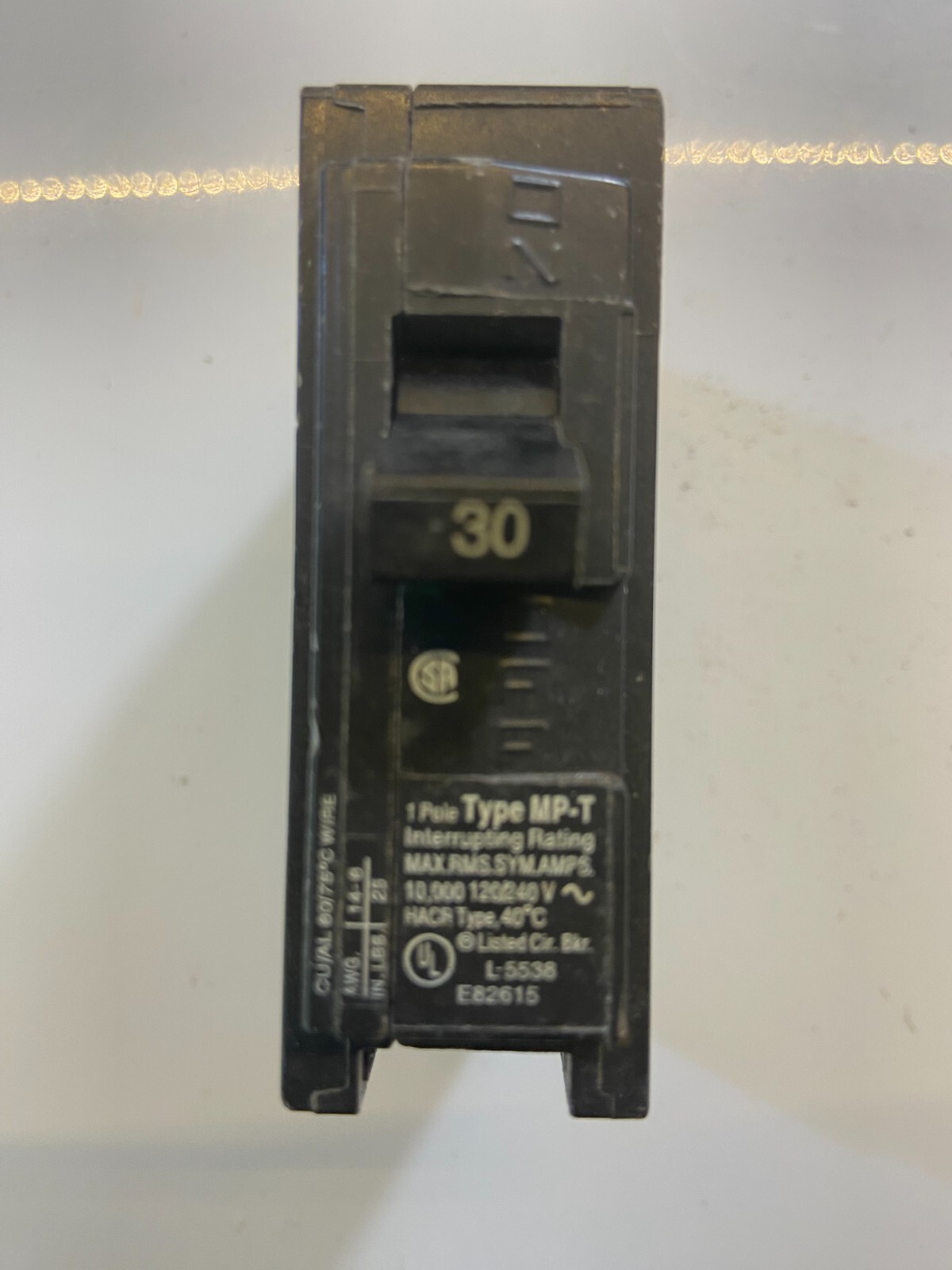 Murray Siemens Bryant ITE MP130 30-Amp 1-Pole Type-MP-T 10KAIC Breaker TESTED OK