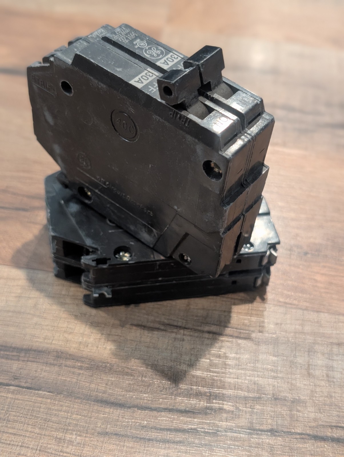 GE Q-Line 30 Amp 1 in. Double-Pole Circuit Breaker (THQP230) (Bundle of 2)