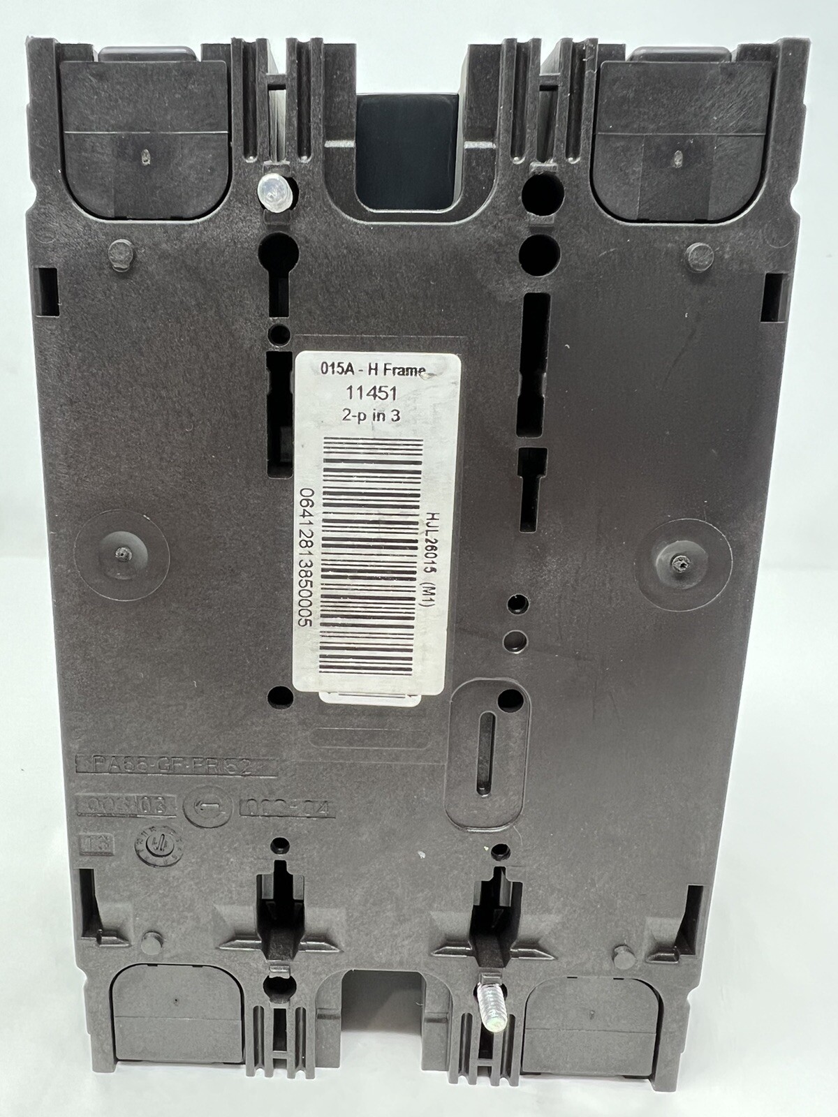 Square D HJ L26015 PowerPact HJ060 Circuit Breaker 15Amp 2-Pole 600V