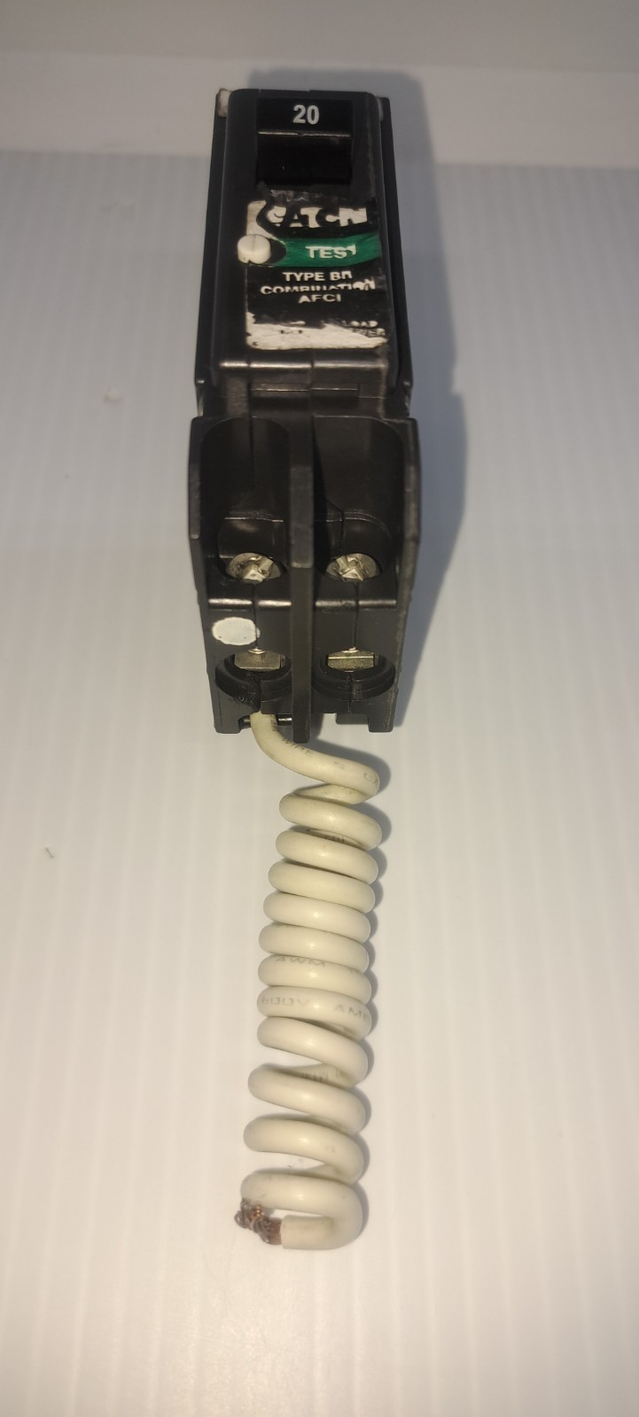 Eaton BRCAF120 20 Amp 1 Pole 120V Combination AFCI Type BR Circuit Breaker