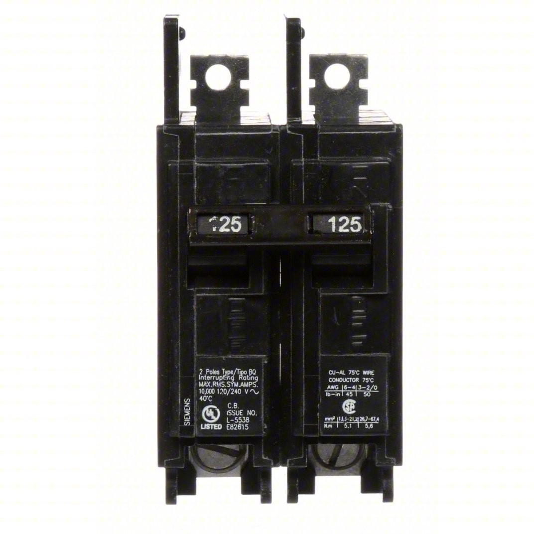 (1) NEW Siemens BQ2B125 2p 125a BQ Bolt In Circuit Breaker NEW 20 AVAILABLE