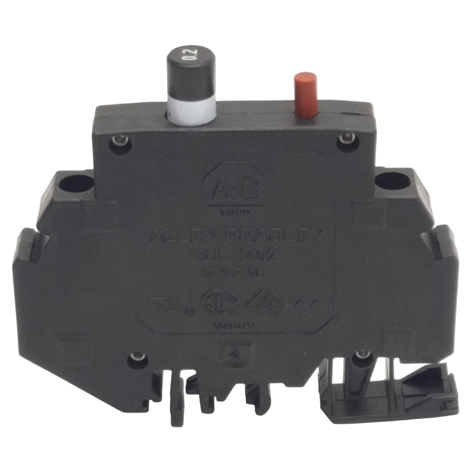 Allen Bradley 1492-GH002 Miniature Circuit Breaker, 1-Pole, 0.2A 65VDC/250VAC