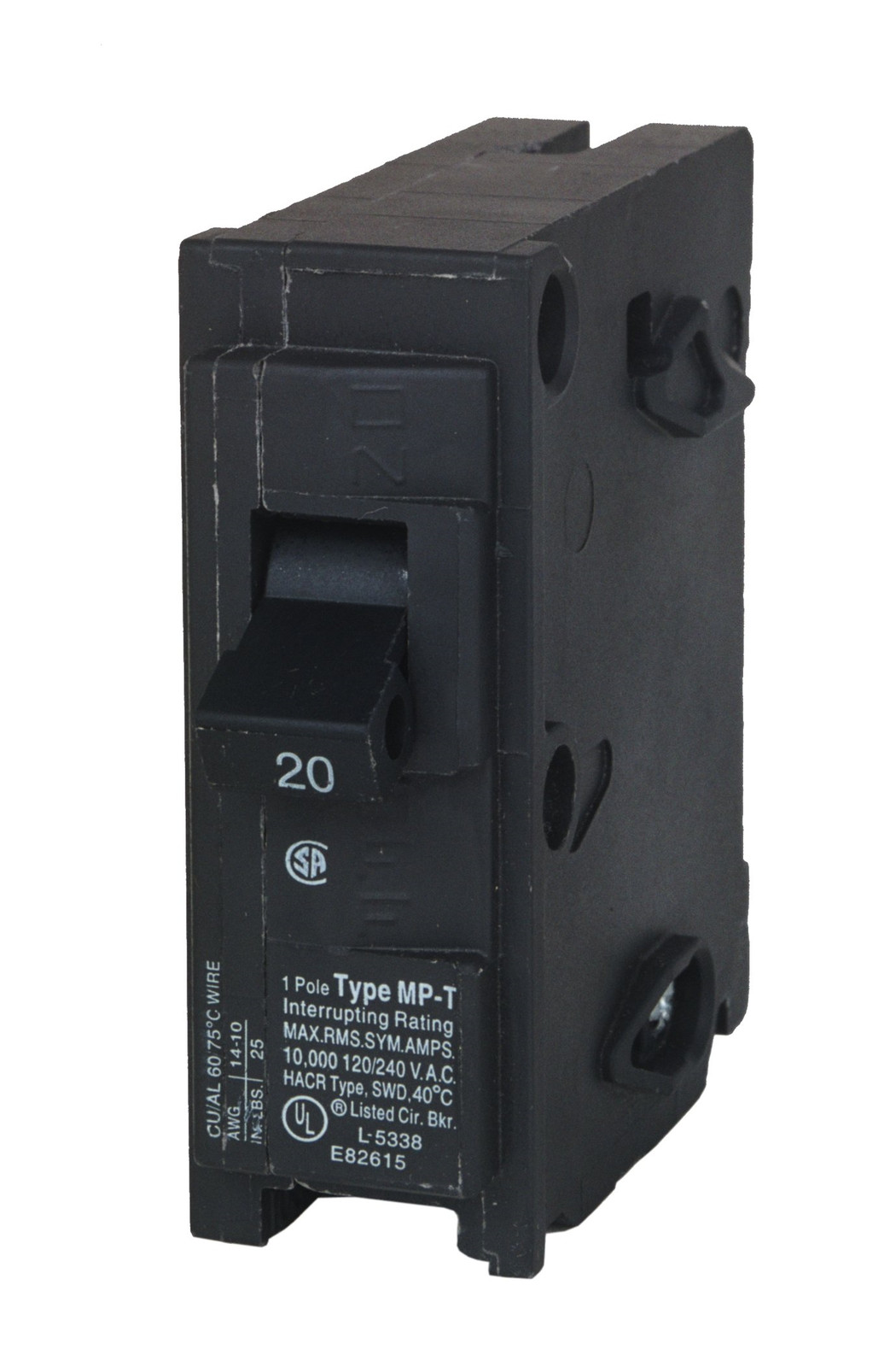 Murray MP120 20-Amp Single Pole Type MP-T Circuit Breaker