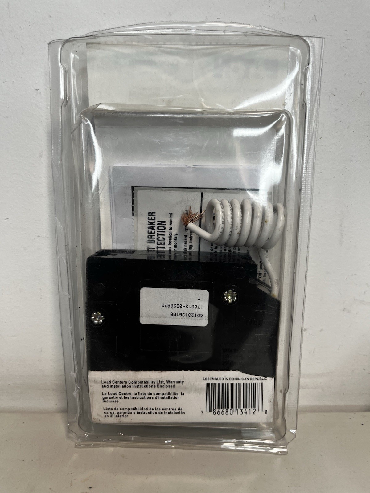 Eaton BR Type GFCI Circuit Breaker 20A 120V 1-Pole Self Test GFTCB120CS