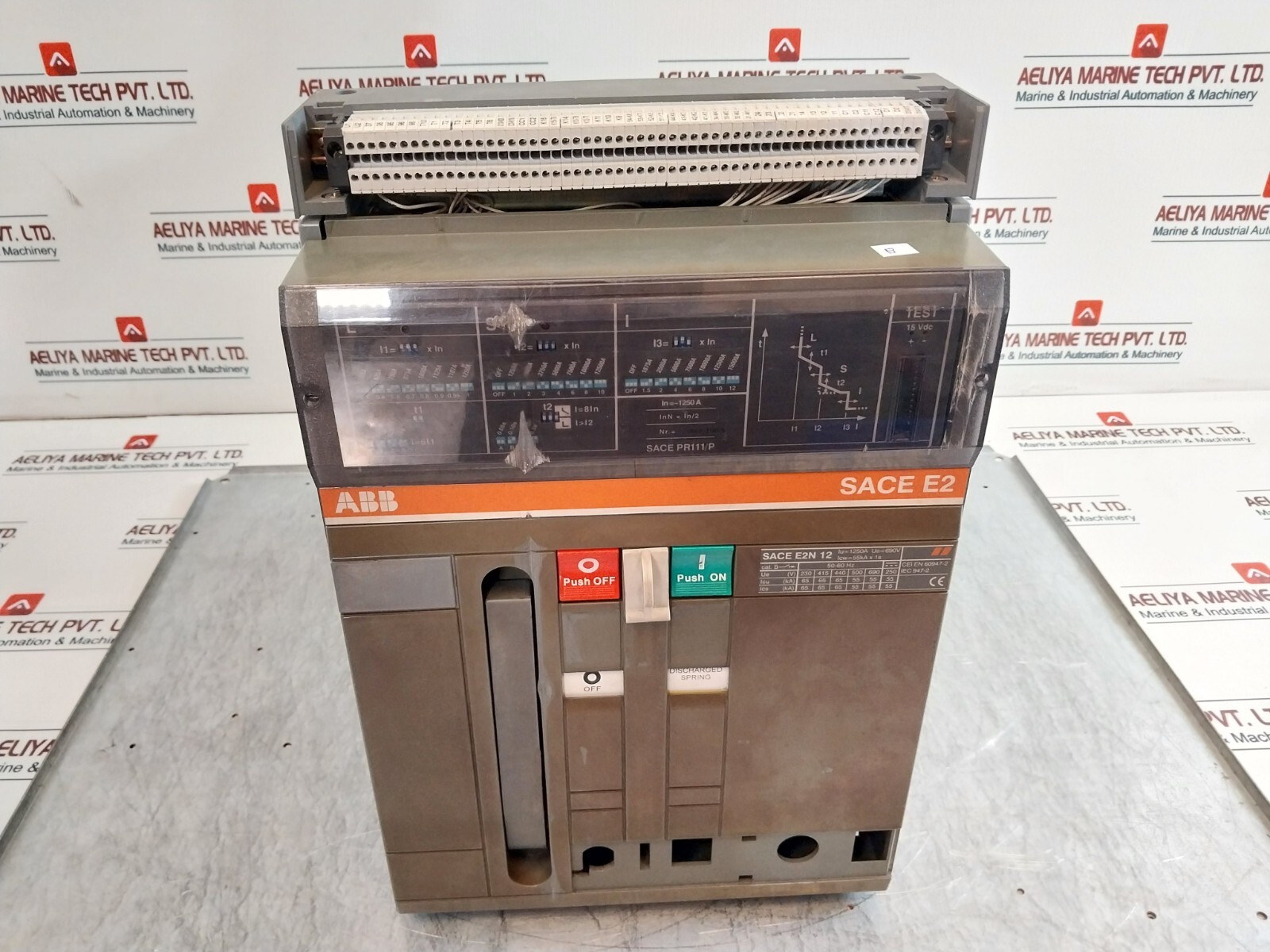 ABB SACE E2N 12 Low Voltage Air Circuit Breaker 1250A 55kA X 1s 690V