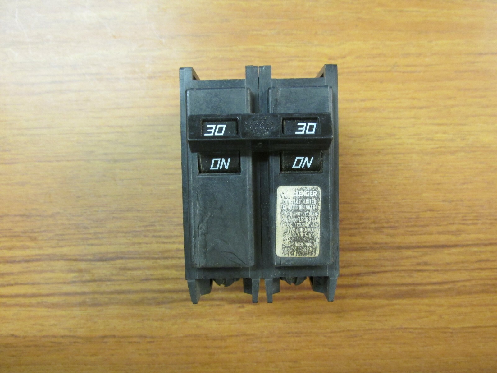 CHALLENGER CIRCUIT BREAKER 2 POLE, 30 AMP, CAT# C230 ….. VS-405
