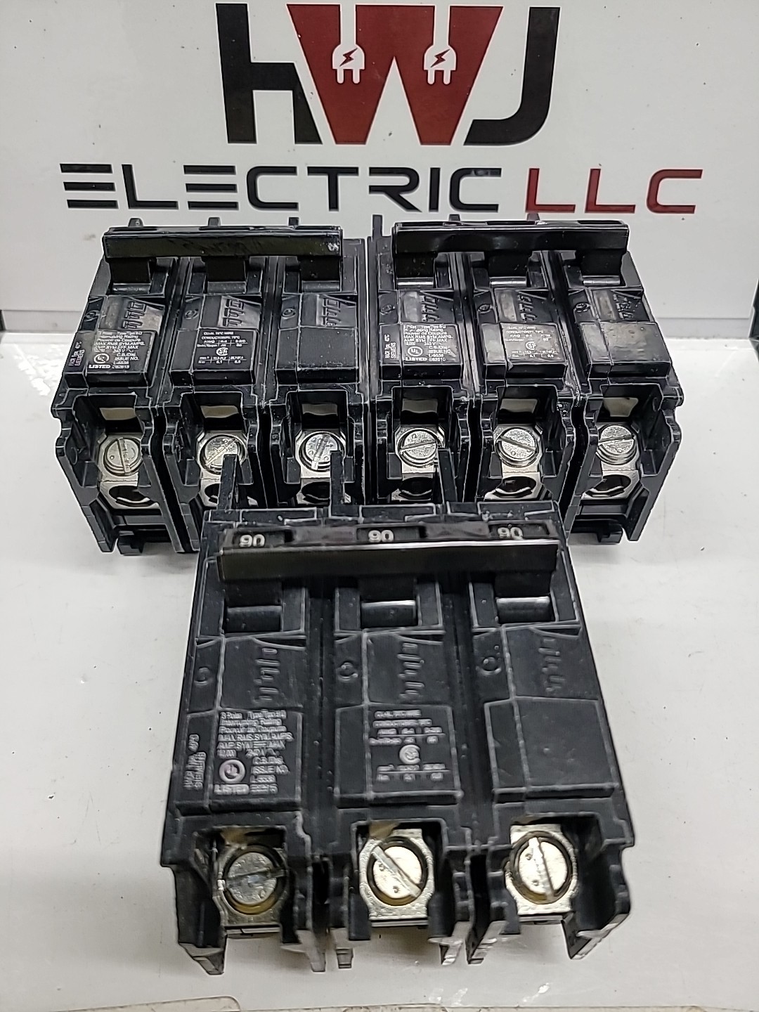 (Lot Of 3) NEW Siemens BQ3B090 90A 3Pole Bolt On Circuit Breaker