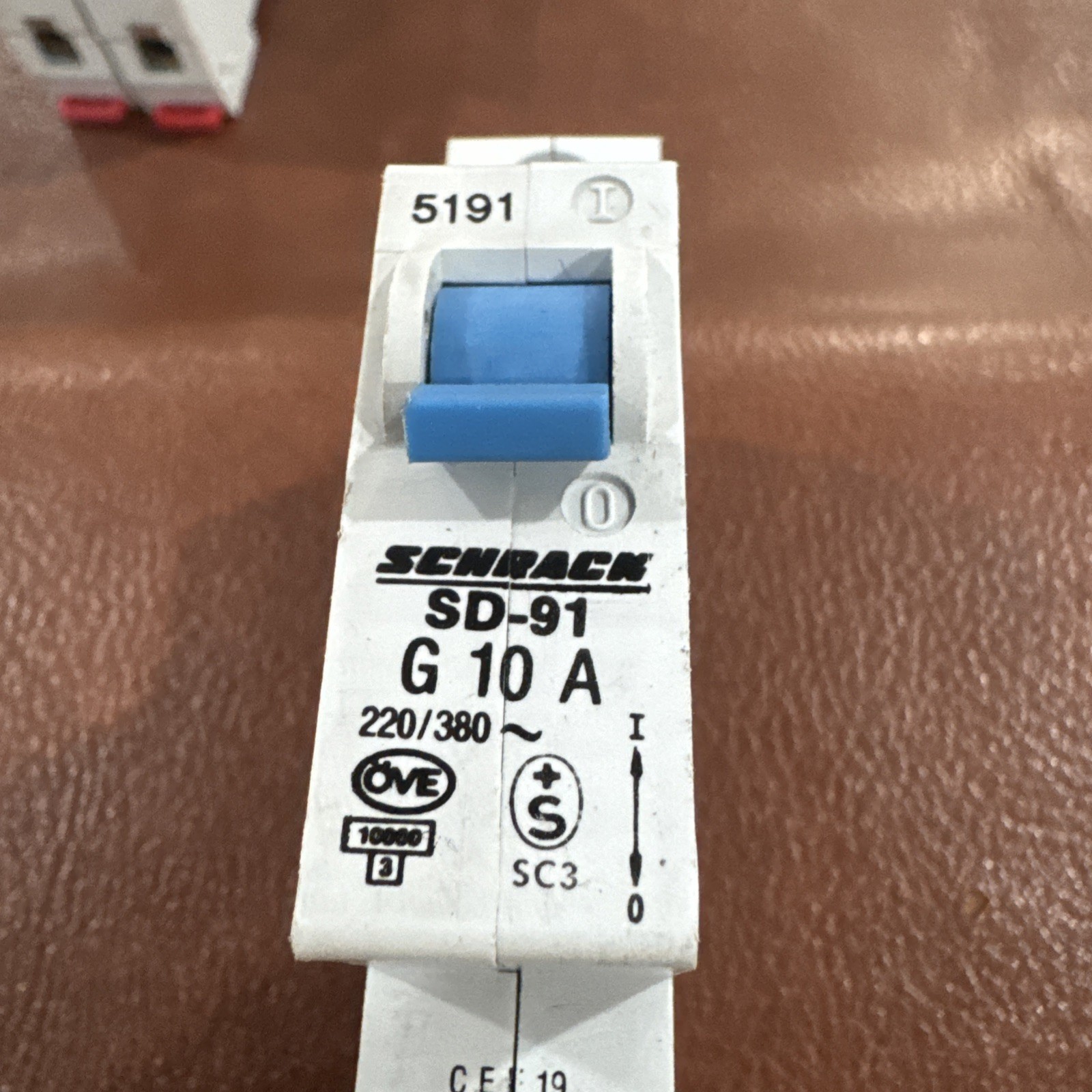 Lot of 7 Schrack SD-91 G2A G4A G6A G10A Circuit Breaker 2 Pole