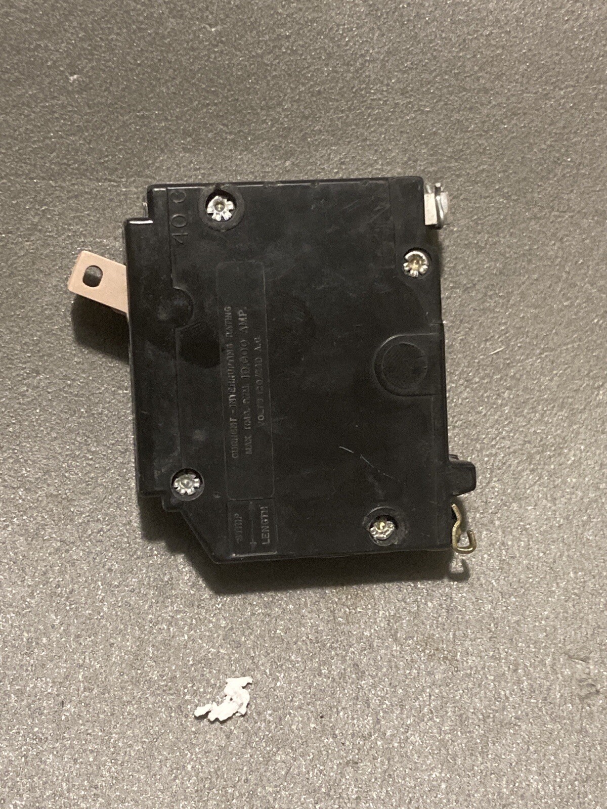 CH115 Cutler-Hammer Type CH 1 Pole 15 Amp 120V METAL FOOT WARRANTY. No Notch
