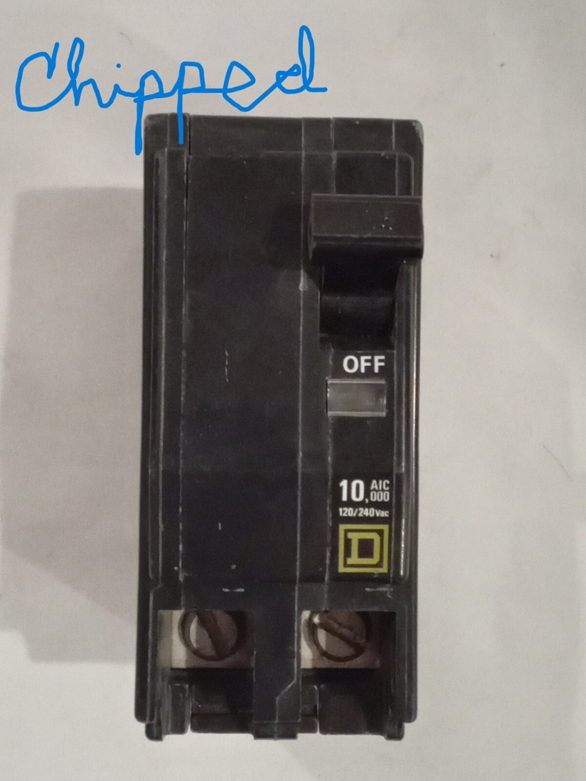 *CHIPPED* Square D Circuit Breaker QOB2125
