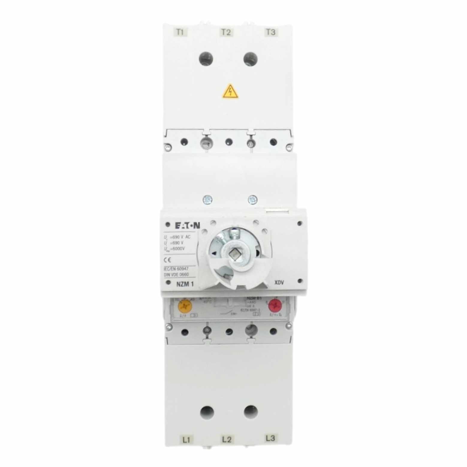 Eaton NZM B1-A40 32-40A Compact Circuit Breaker + NZM 1 XDV Rotary Actuator -used-