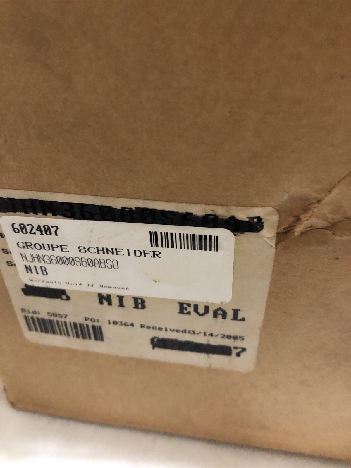 NEW NSJ600A merlin gerin SCHNEIDER AUTOMATIC 600V 600A,NJHN36000S60ABSO,BF,DJ