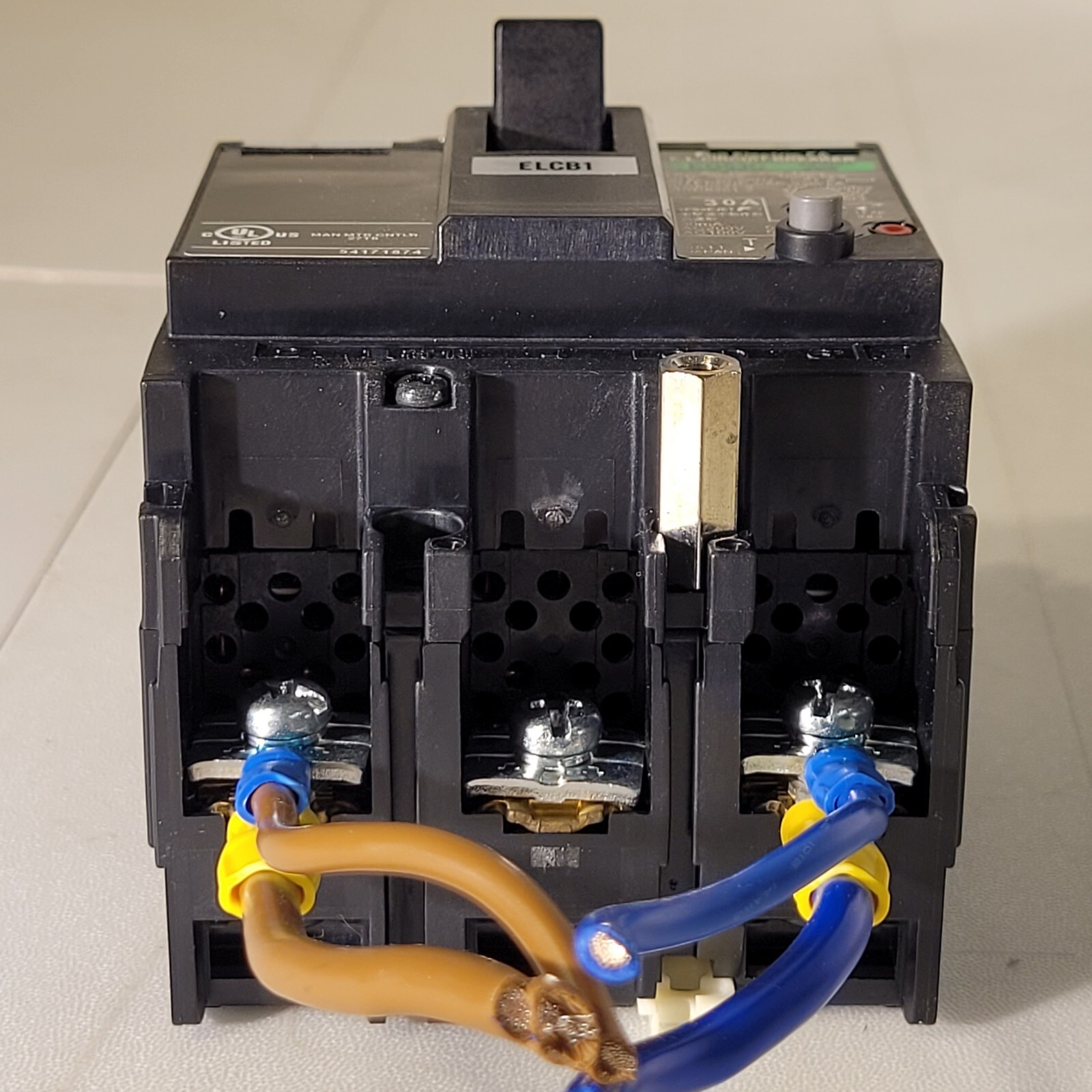 Fuji Electric EG53C Circuit Breaker EB3BEC-030B AC 100-230-440V 30mA 50-60Hz