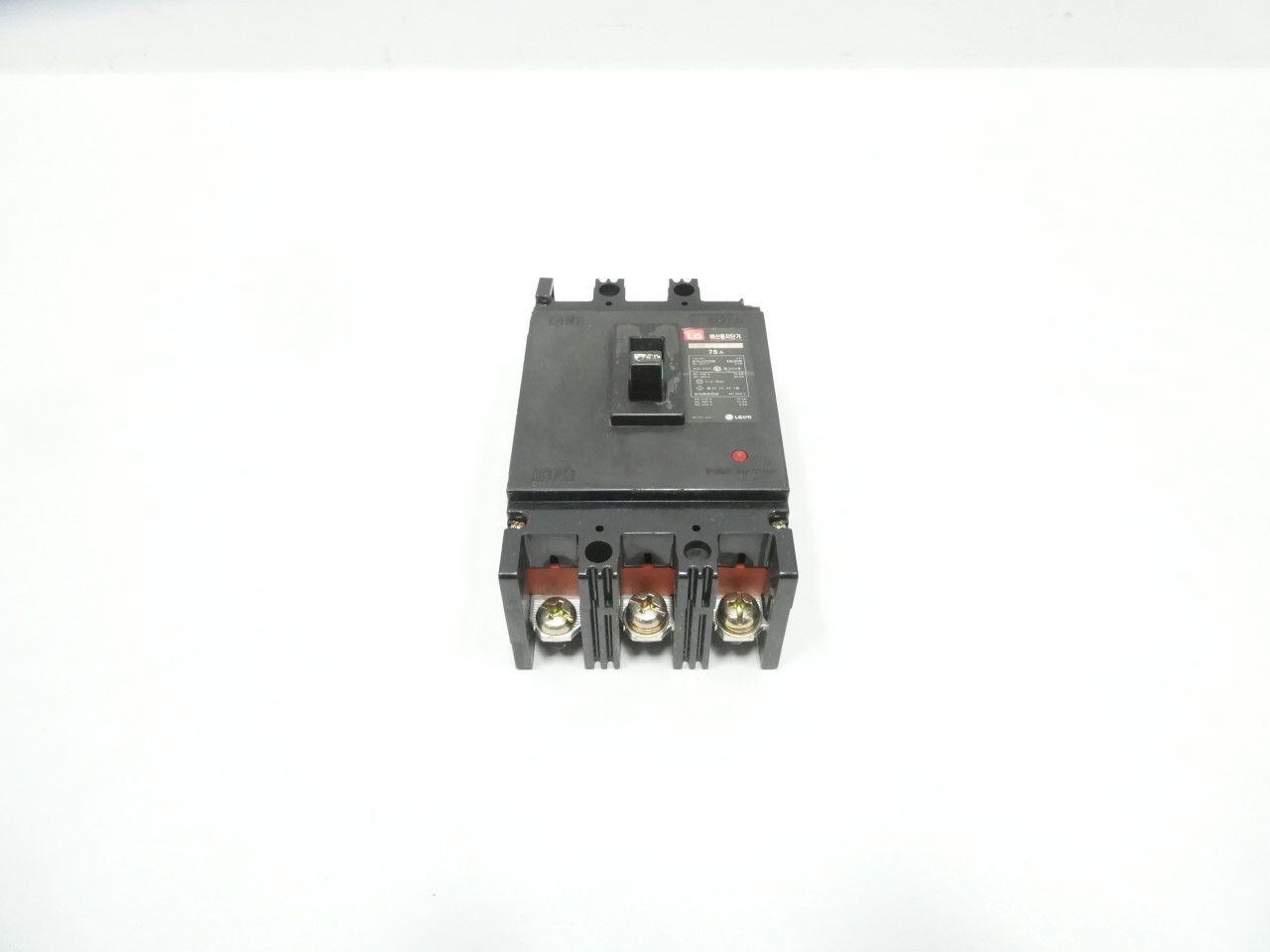 Lg ABS 103 Molded Case Circuit Breaker 3p 75a Amp 380/415v-ac 250v-dc