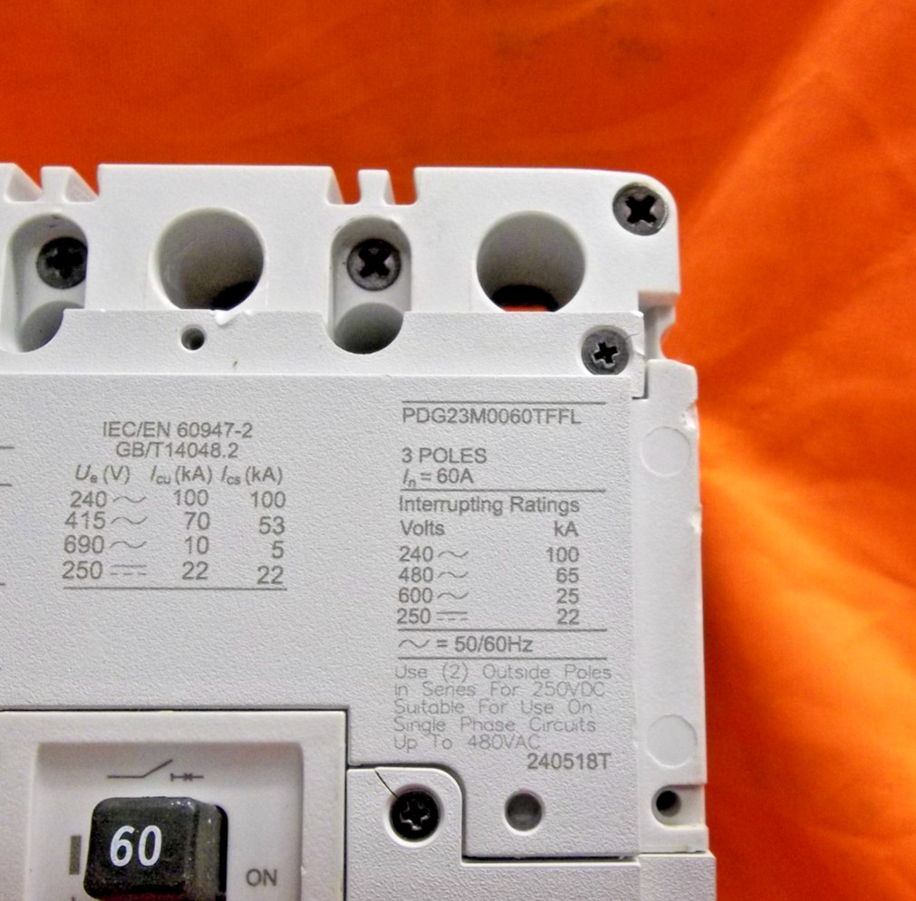 EATON PDG23M0060TFFL circuit breaker 1116A3