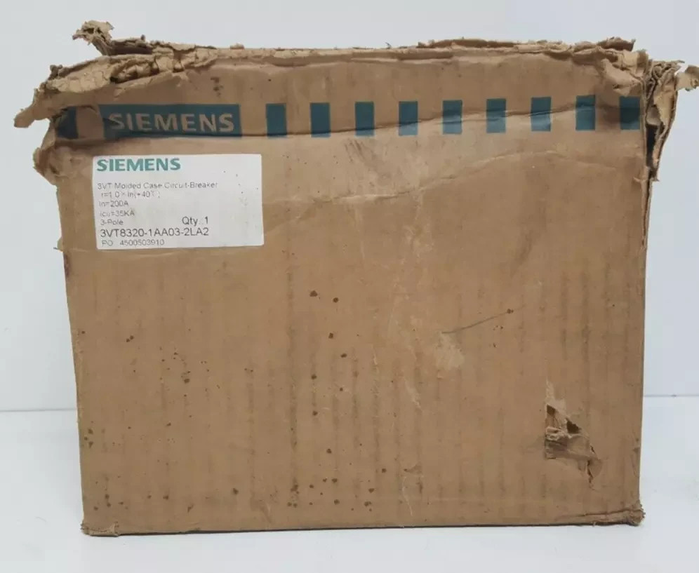 SIEMENS 3VT CIRCUIT BREAKER VT250N 3 POLE 200 AMPS 3VT8320-1AA03-2LA2