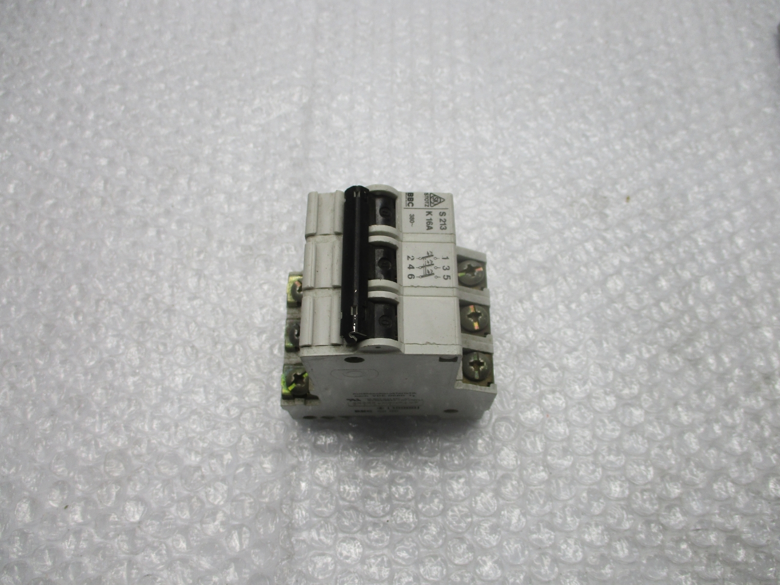STOTZ-KONTAKT S213 K16A CIRCUIT BREAKER 3-POLE NSNP